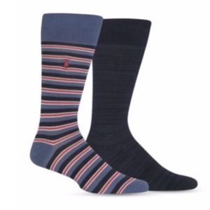 Polo Ralph Lauren Dress Socks, 2 Pair Pack      3B